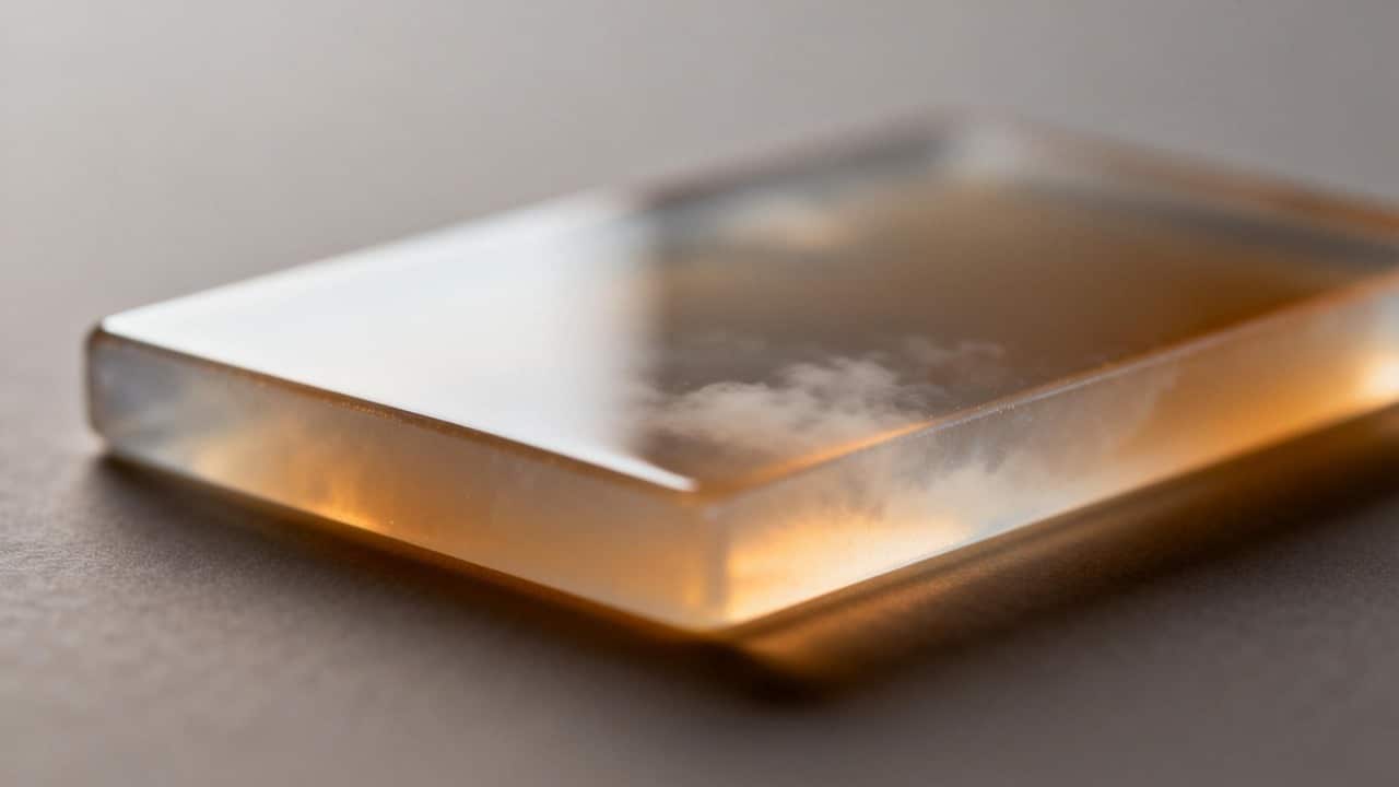 Jimeng 2025 12 29 7963 Macro Photography Of A Smooth Rectangula Clear